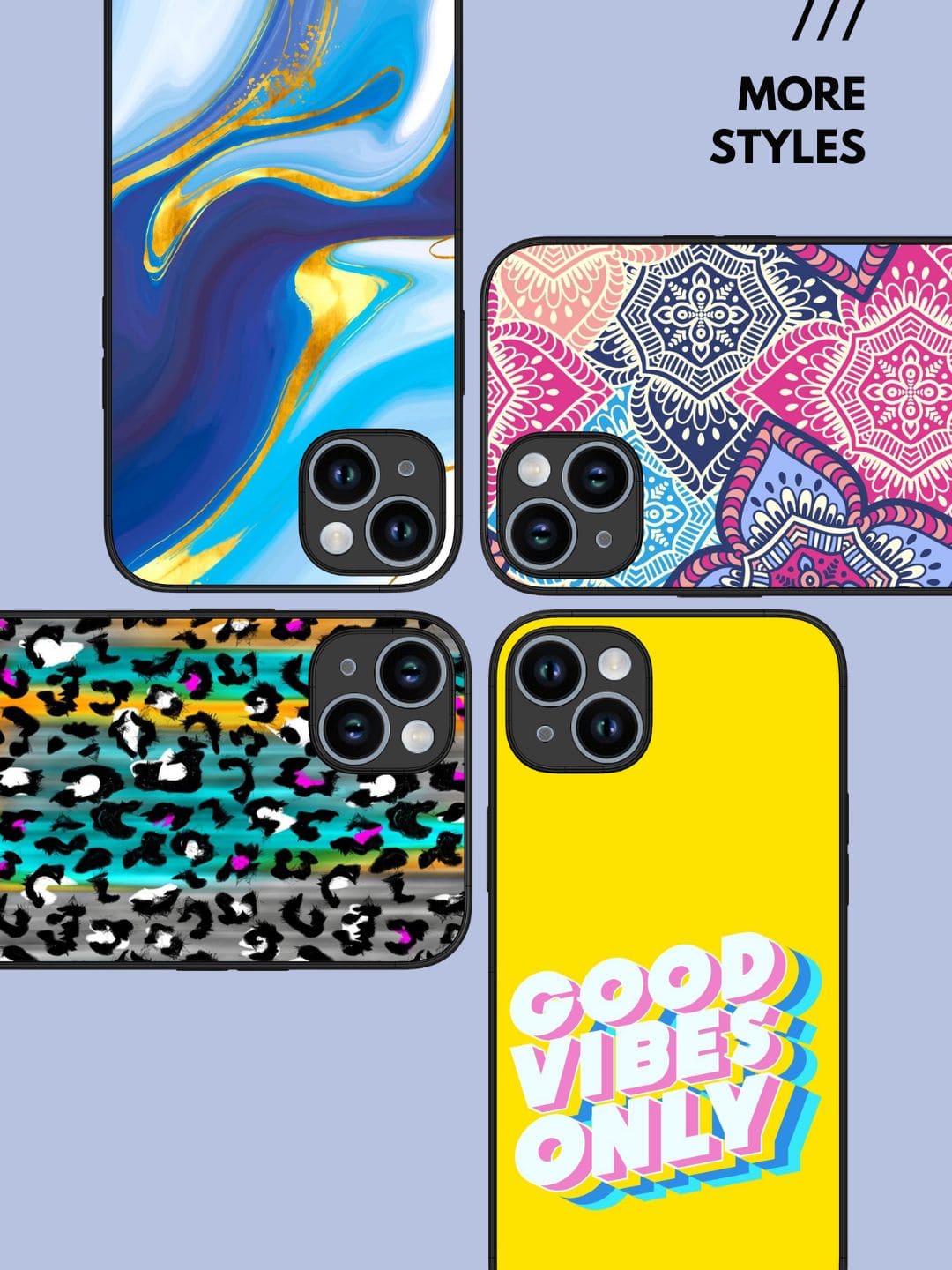 Colored Maze Seamless Glossy Metal TPU Case Edge Zapvi