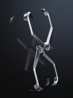 Ultra Thin Aluminium Alloy X Shaped Metal Case for Apple Iphone 13/14/15 Edge Zapvi