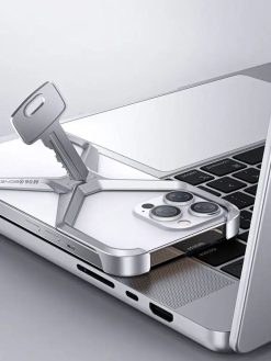 Ultra Thin Aluminium Alloy X Shaped Metal Case for Apple Iphone 13/14/15 Edge Zapvi