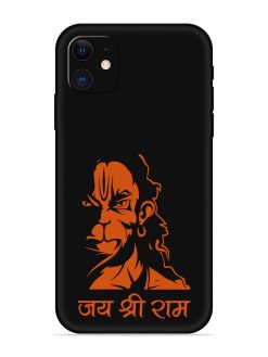 Angry Hanuman Embossed Soft Silicone Case for Apple Iphone 11
