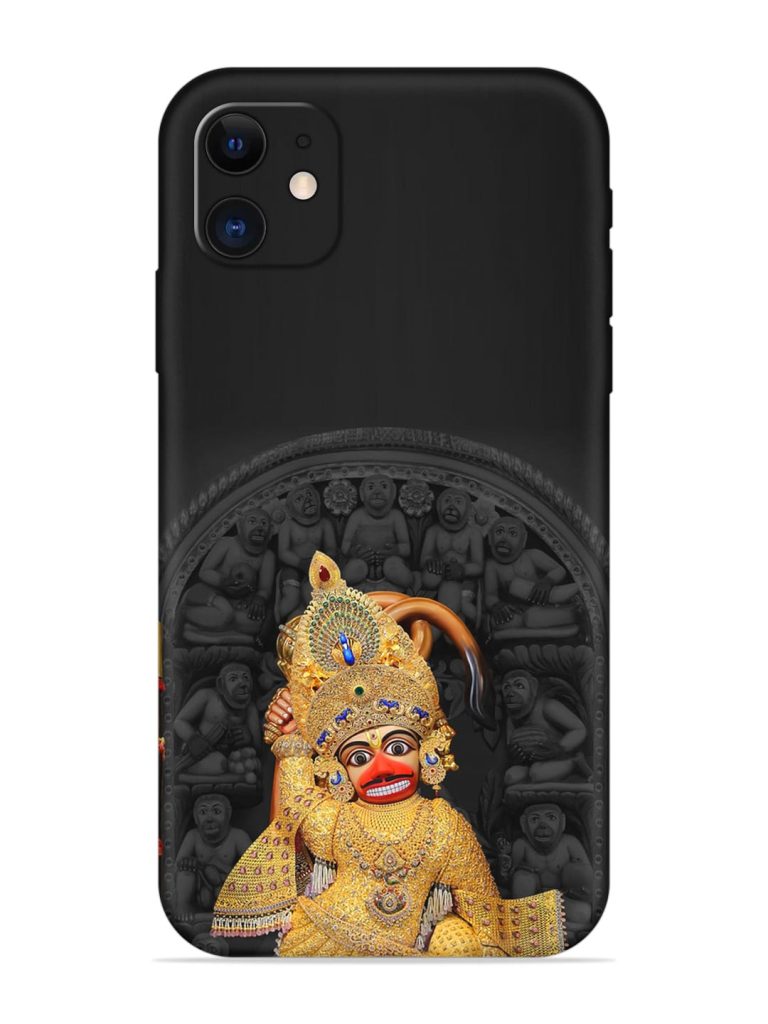 Indian Gold Hanuman Embossed Soft Silicone Case for Apple Iphone 11