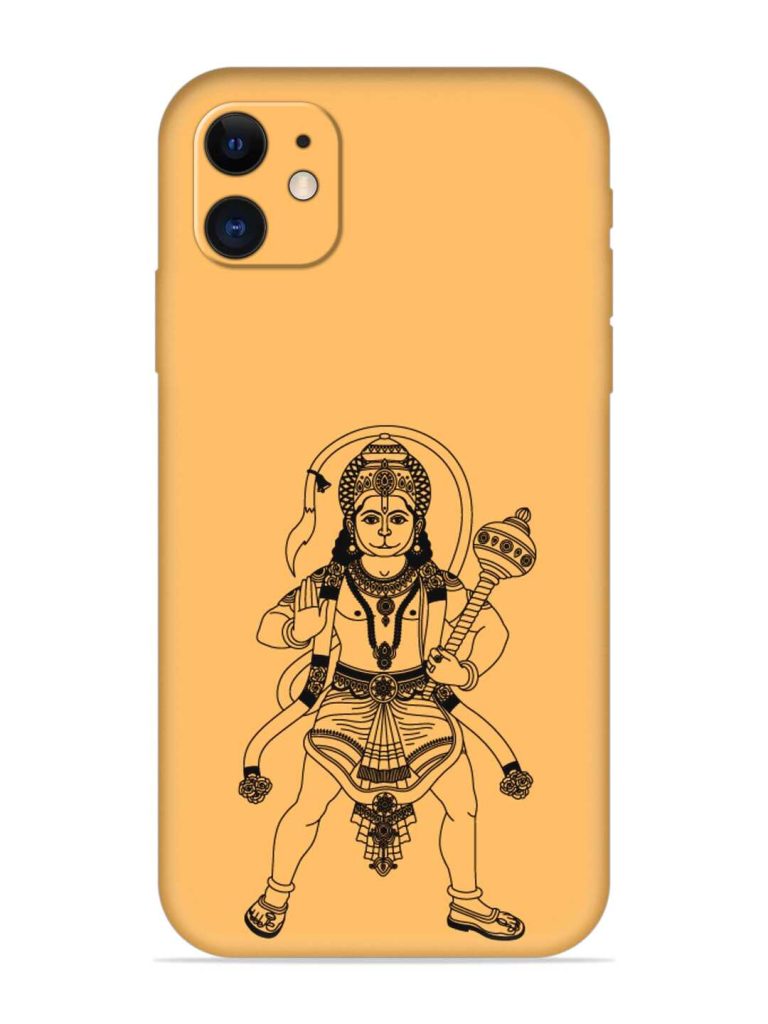 Indian God Hanuman Embossed Soft Silicone Case for Apple Iphone 11