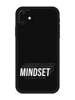 Mindset Everything Slogan Embossed Soft Silicone Case for Apple Iphone 11