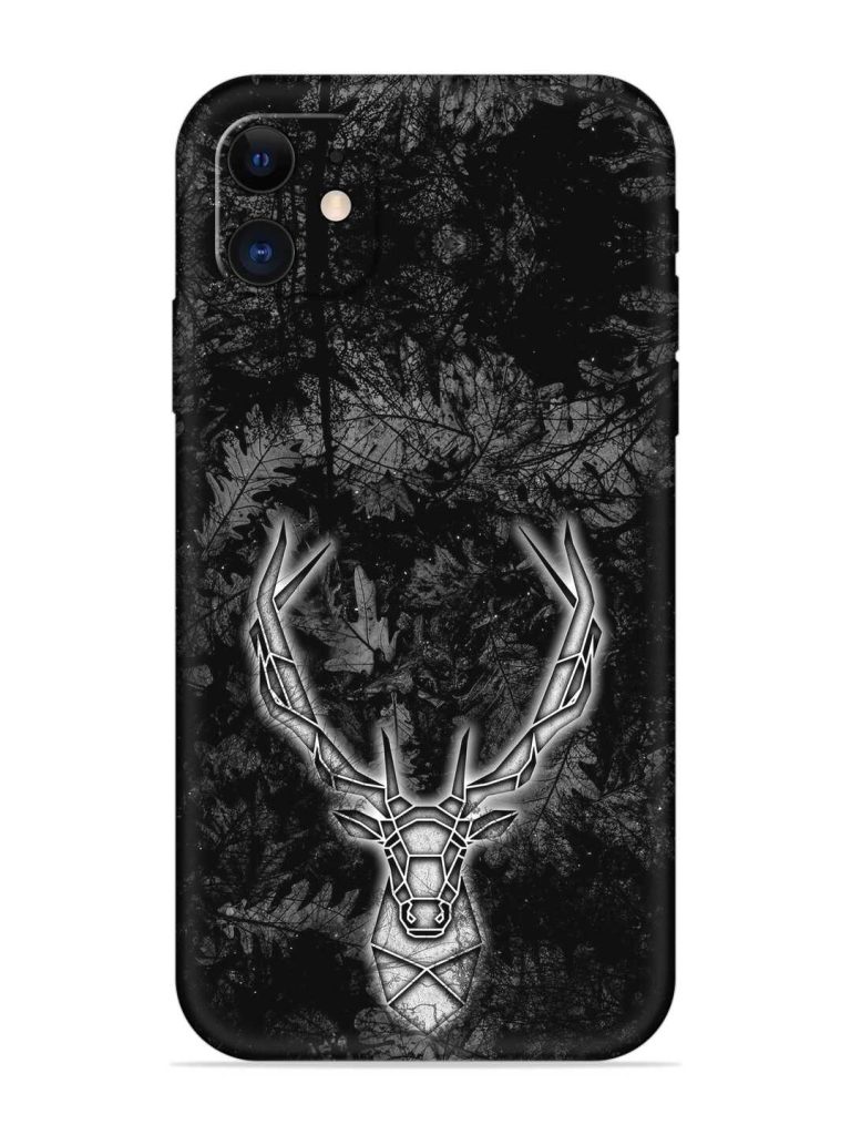 Ancient Deer Embossed Soft Silicone Case for Apple Iphone 11