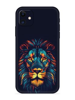Colorful Lion Embossed Soft Silicone Case for Apple Iphone 11