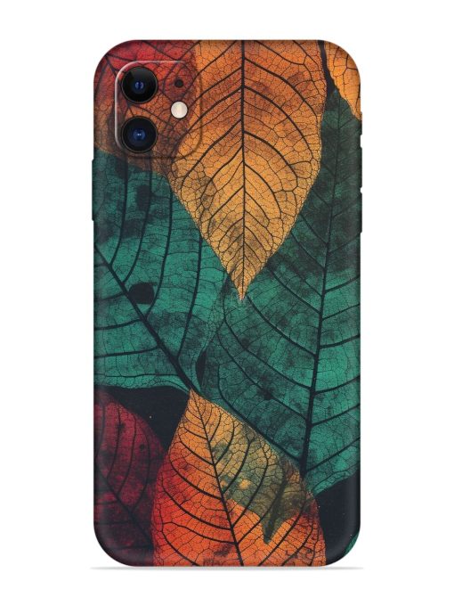 Leaves Artwork Embossed Soft Silicone Case for Apple Iphone 11 Edge Zapvi