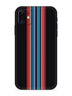 Vertical Strips Embossed Soft Silicone Case for Apple Iphone 11