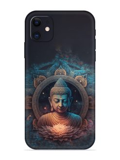 Gautam Buddha Embossed Soft Silicone Case for Apple Iphone 11