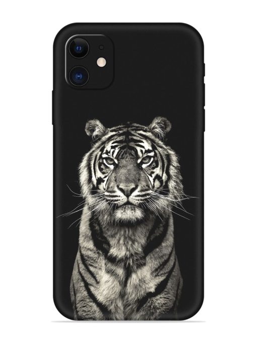 Tiger Art Embossed Soft Silicone Case for Apple Iphone 11 Edge Zapvi