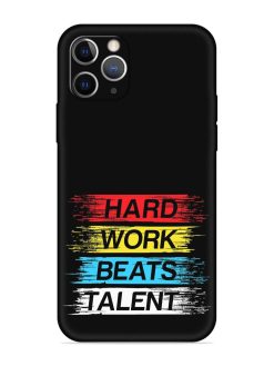 Hard Work Beats Embossed Soft Silicone Case for Apple Iphone 11 Pro
