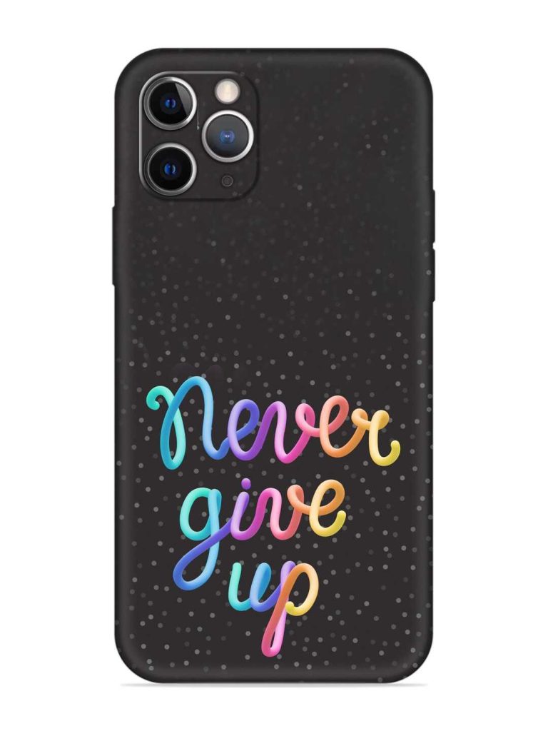 Colorful Stylized Rainbow Embossed Soft Silicone Case for Apple Iphone 11 Pro