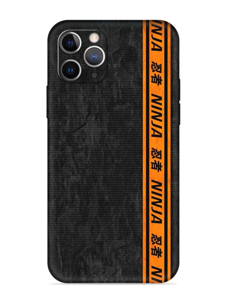 Ninja Srtips Embossed Soft Silicone Case for Apple Iphone 11 Pro