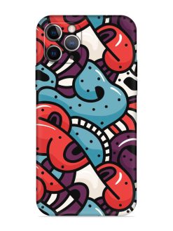 Seamless Backdrop Colorful Embossed Soft Silicone Case for Apple Iphone 11 Pro