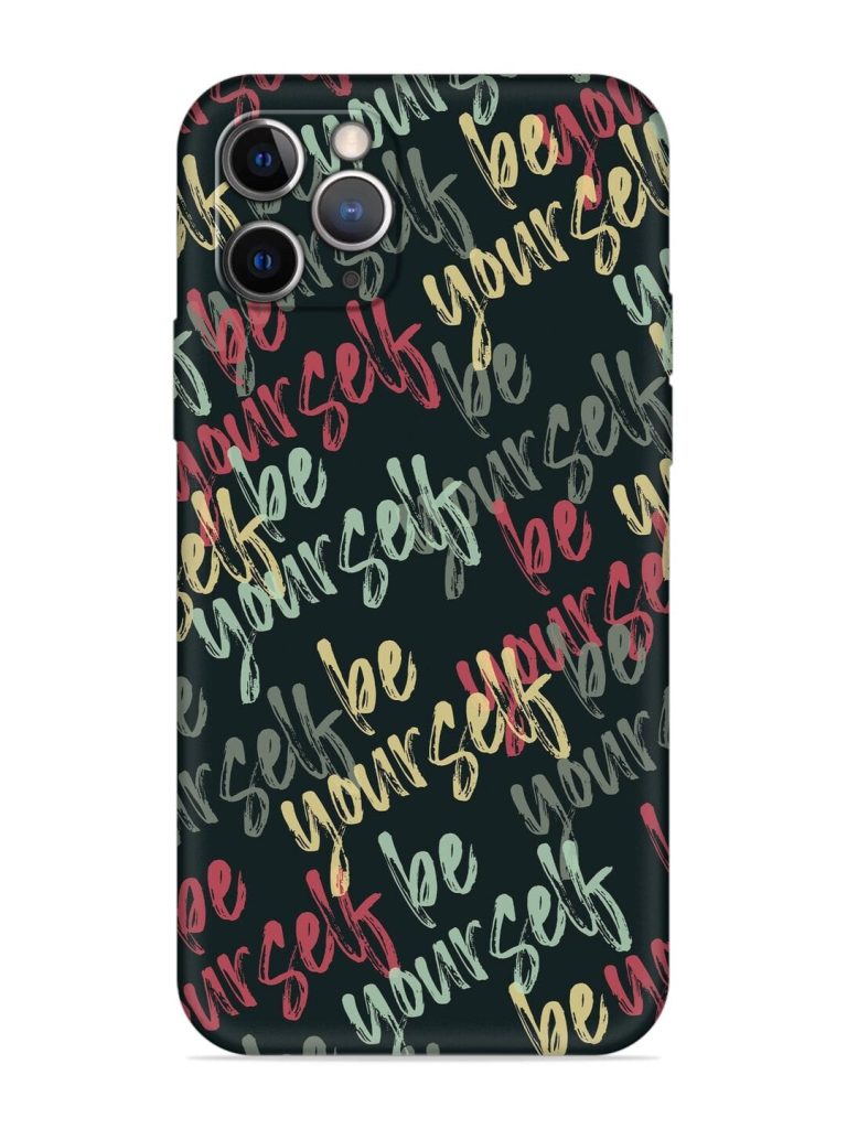 Yourself Seamless Embossed Soft Silicone Case for Apple Iphone 11 Pro