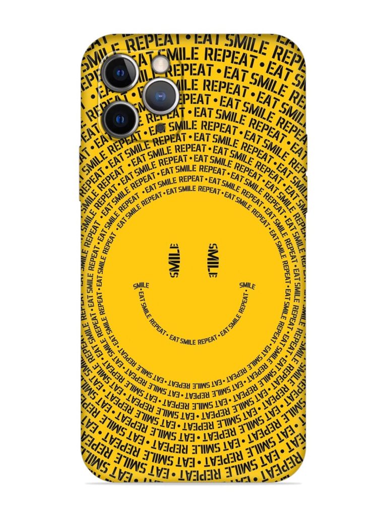 Smiley Embossed Soft Silicone Case for Apple Iphone 11 Pro