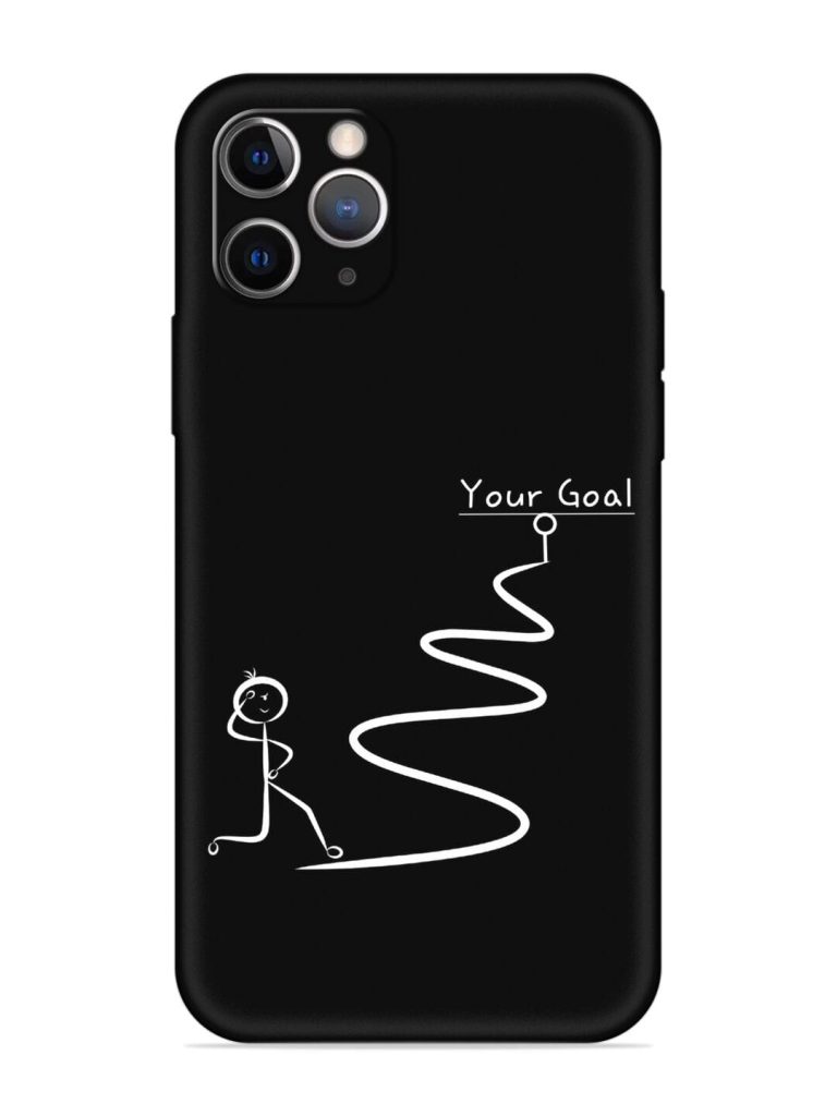 Your Goal Embossed Soft Silicone Case for Apple Iphone 11 Pro