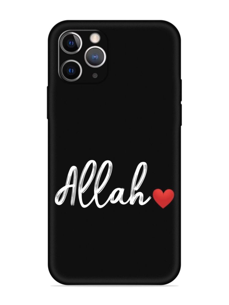 Allah Embossed Soft Silicone Case for Apple Iphone 11 Pro
