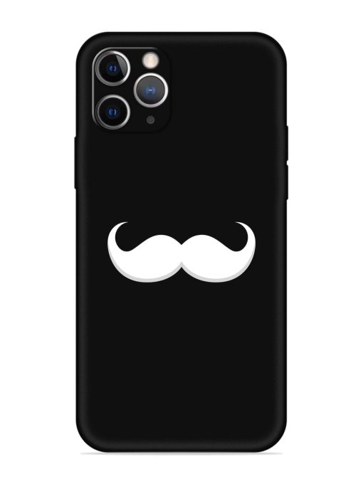 Mustache Vector Embossed Soft Silicone Case for Apple Iphone 11 Pro Edge Zapvi