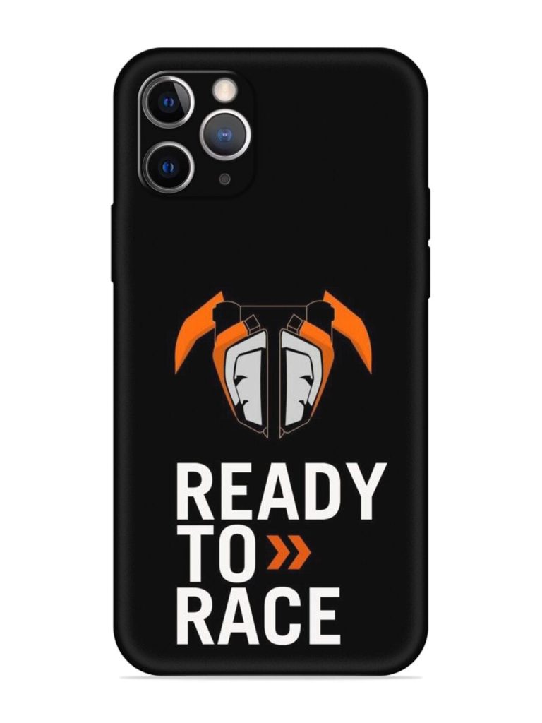 Ready To Race Embossed Soft Silicone Case for Apple Iphone 11 Pro