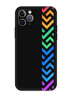 Colorshape Stripes Embossed Soft Silicone Case for Apple Iphone 11 Pro