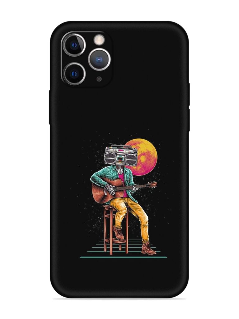 Minimalist Music Embossed Soft Silicone Case for Apple Iphone 11 Pro