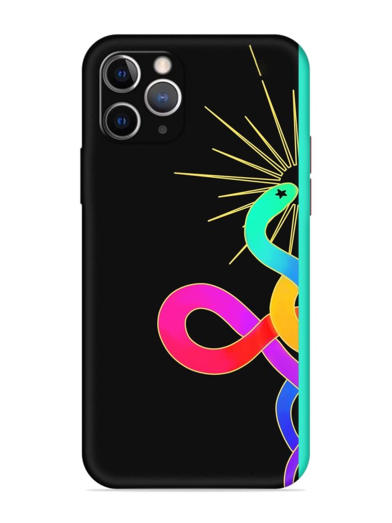 Art Geometric Abstraction Embossed Soft Silicone Case for Apple Iphone 11 Pro