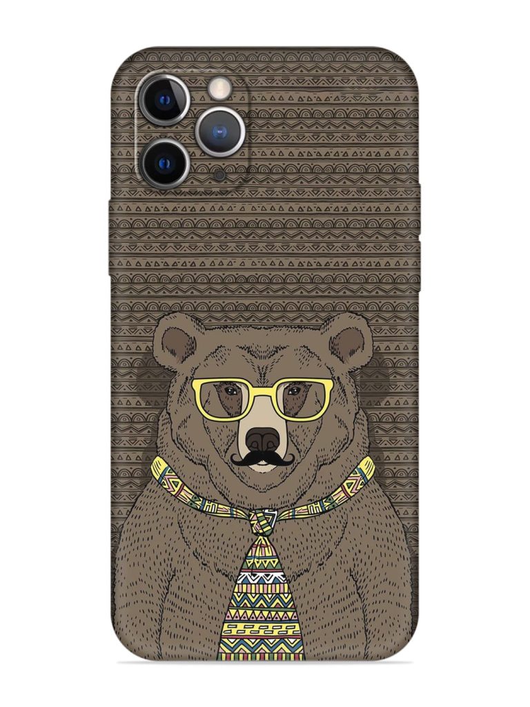 Grizzly Bear Embossed Soft Silicone Case for Apple Iphone 11 Pro