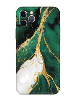 Blue Marble Art Embossed Soft Silicone Case for Apple Iphone 11 Pro