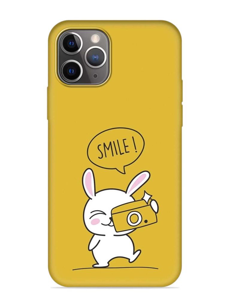 Hey Smile Please Embossed Soft Silicone Case for Apple Iphone 11 Pro Max