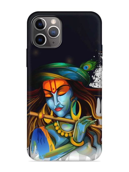 Krishna Art Embossed Soft Silicone Case for Apple Iphone 11 Pro Max Edge Zapvi