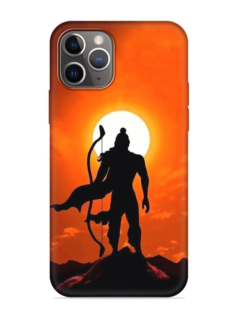 Shree Ram Embossed Soft Silicone Case for Apple Iphone 11 Pro Max