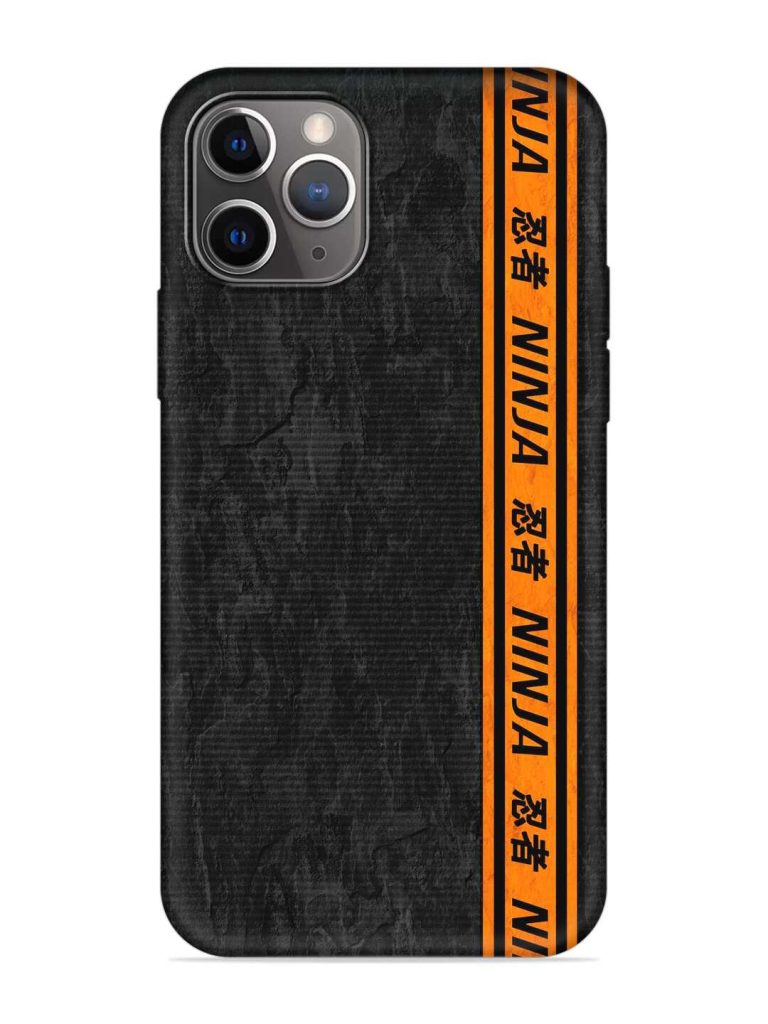 Ninja Srtips Embossed Soft Silicone Case for Apple Iphone 11 Pro Max
