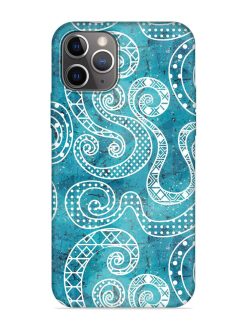 Vintage Curved Seamless Embossed Soft Silicone Case for Apple Iphone 11 Pro Max