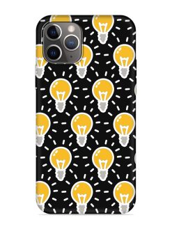 Light Bulb Seamless Embossed Soft Silicone Case for Apple Iphone 11 Pro Max