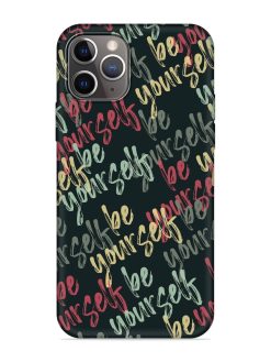 Yourself Seamless Embossed Soft Silicone Case for Apple Iphone 11 Pro Max