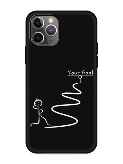 Your Goal Embossed Soft Silicone Case for Apple Iphone 11 Pro Max