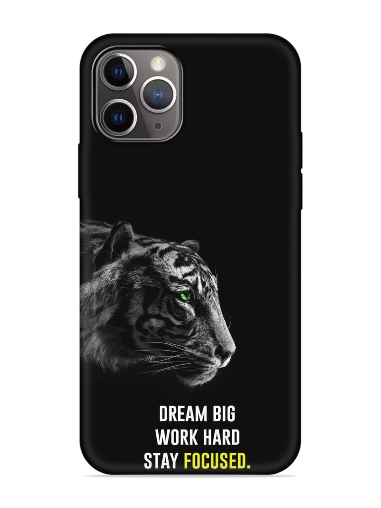 Dream Big Work Hard Embossed Soft Silicone Case for Apple Iphone 11 Pro Max