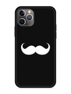 Mustache Vector Embossed Soft Silicone Case for Apple Iphone 11 Pro Max