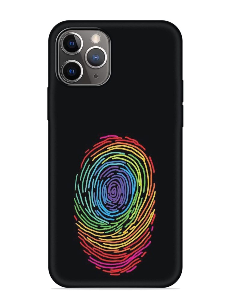 Fingerprint Of Thumb Art Embossed Soft Silicone Case for Apple Iphone 11 Pro Max