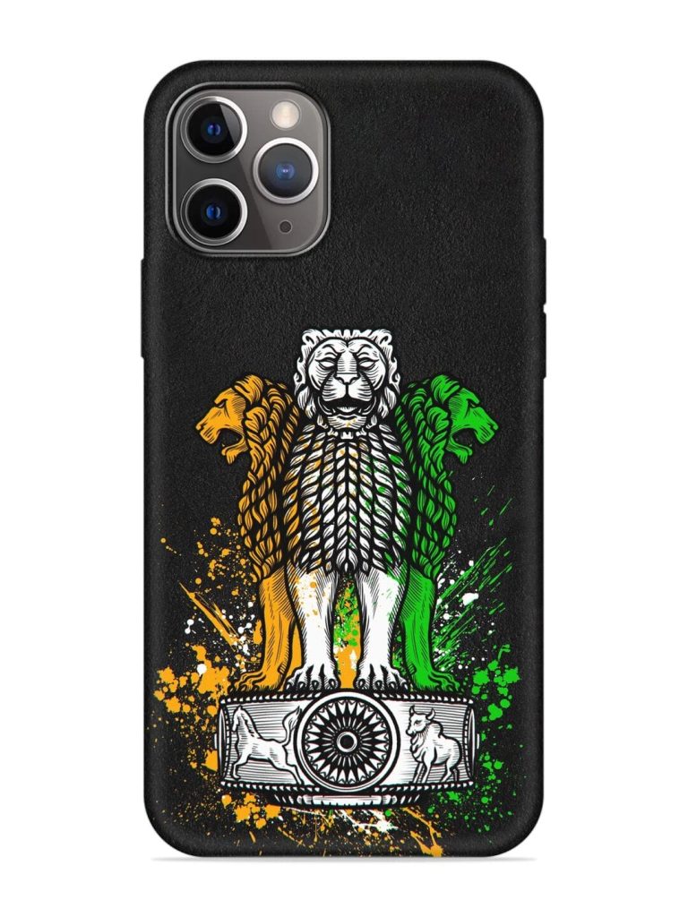 Pillars Of Ashoka Embossed Soft Silicone Case for Apple Iphone 11 Pro Max