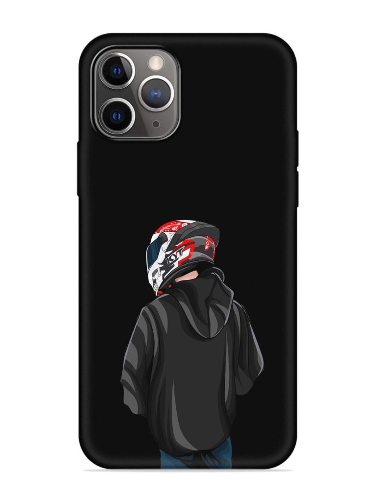 Motorcycle Rider Embossed Soft Silicone Case for Apple Iphone 11 Pro Max