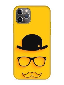 Classic Face Vector Embossed Soft Silicone Case for Apple Iphone 11 Pro Max