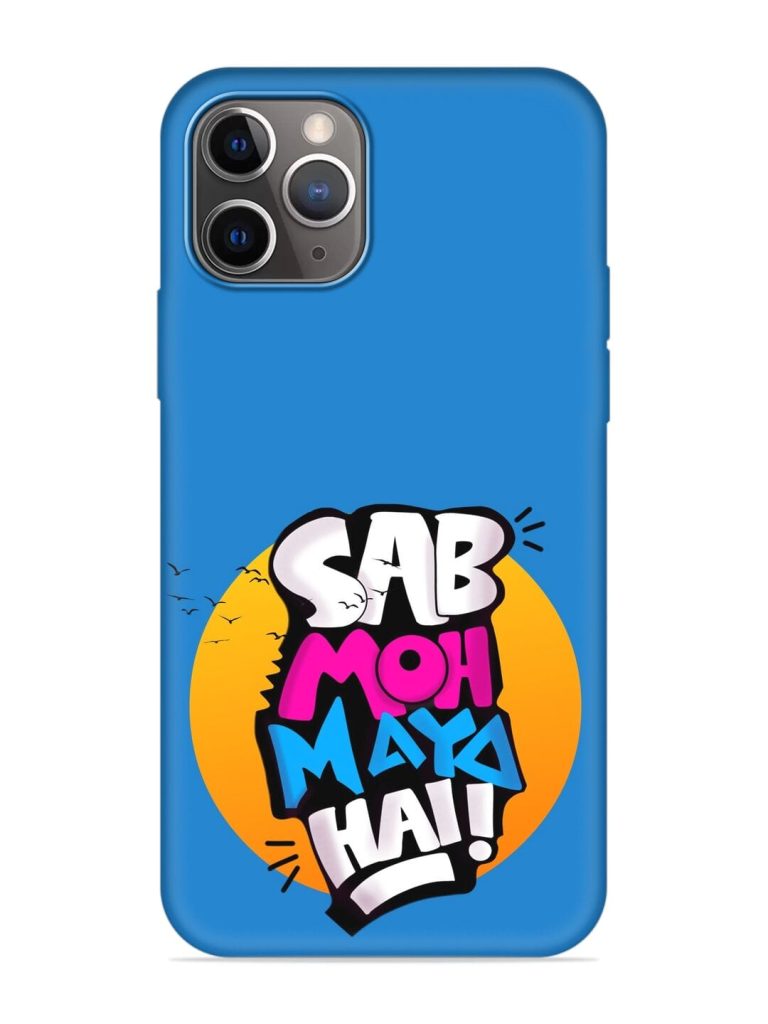 Sab Moh Moya Embossed Soft Silicone Case for Apple Iphone 11 Pro Max