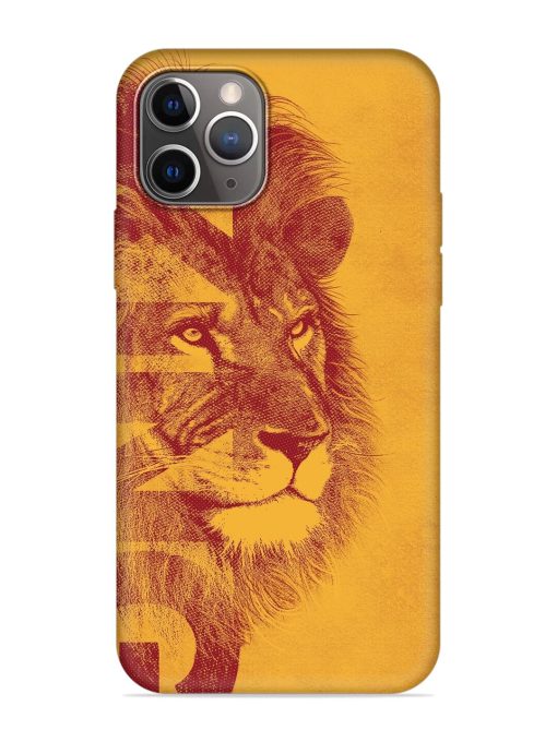 Gold Lion Crown Art Embossed Soft Silicone Case for Apple Iphone 11 Pro Max Edge Zapvi