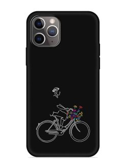 Minimalist Cycle Art Embossed Soft Silicone Case for Apple Iphone 11 Pro Max