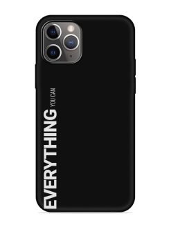 Everything You Can Embossed Soft Silicone Case for Apple Iphone 11 Pro Max