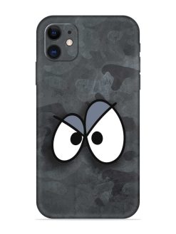 Big Eyes Night Mode Embossed Soft Silicone Case for Apple Iphone 12