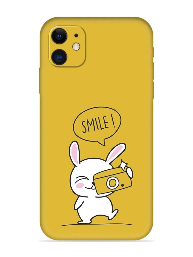 Hey Smile Please Embossed Soft Silicone Case for Apple Iphone 12