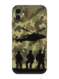 Army Heros Embossed Soft Silicone Case for Apple Iphone 12
