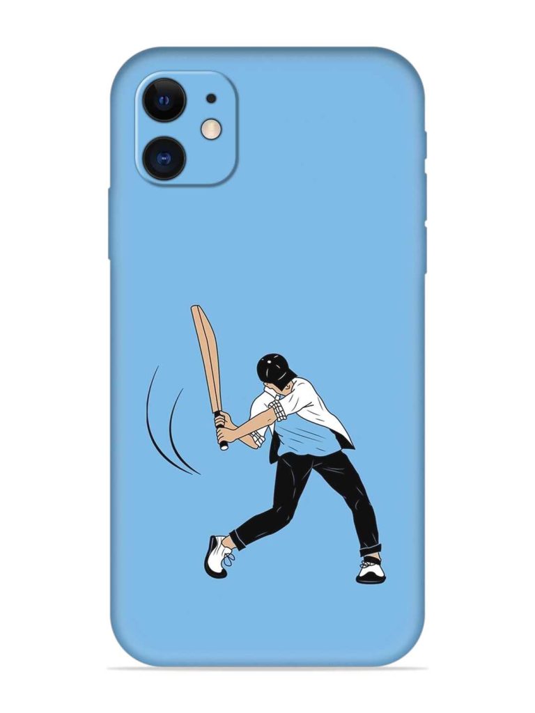 Cricket Gully Boy Embossed Soft Silicone Case for Apple Iphone 12